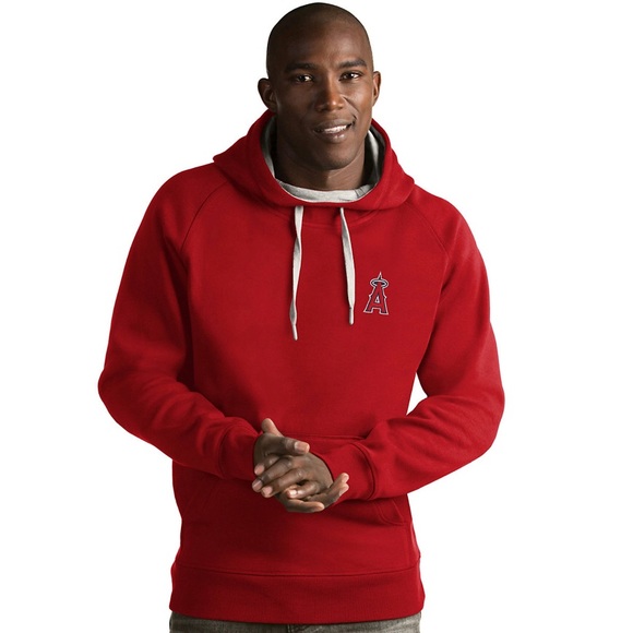 MLB Other - ⚾️ NEW MLB ANGELS Antigua Red Hoodie Sweatshirt-Lg
